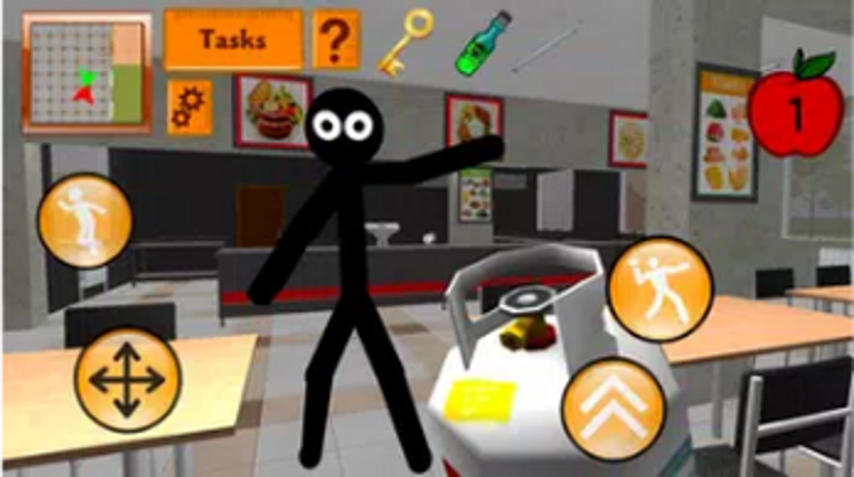 Stickman Teacher. Neighbor School Escape 3 Image