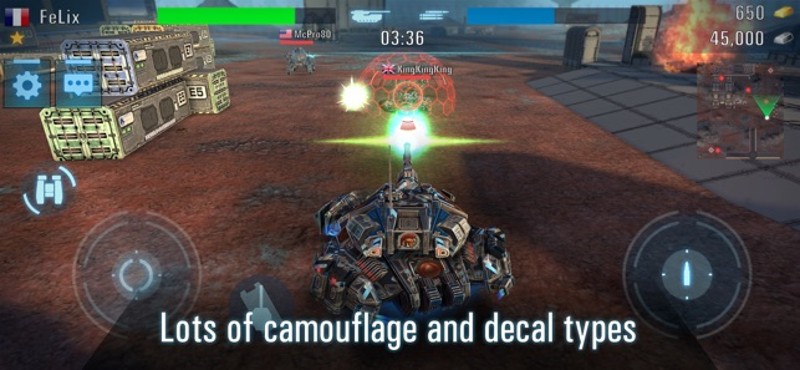 Tanks vs Robots: Mech Games screenshot