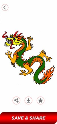 Tattoo Paint By Number Book screenshot