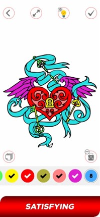 Tattoo Paint By Number Book Image