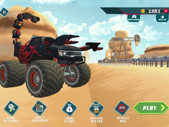 Xtreme Monster Truck Car Race screenshot