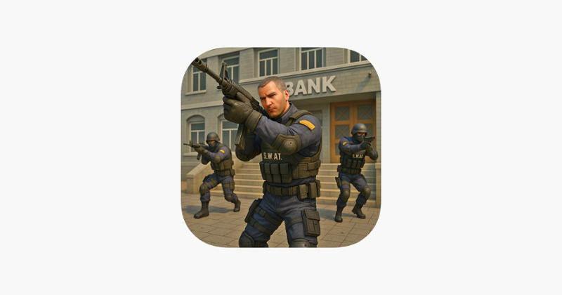 Bank Robbers Vs Police Battle Image