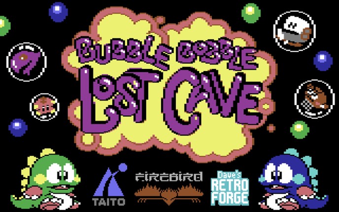 Bubble Bobble: Lost Cave C64 Image