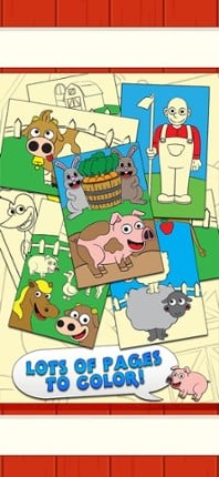 Coloring Farm Tap to Color Fun Image
