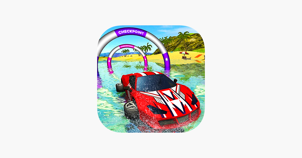 Games like Floating Water Car Driving - Beach Surfing Racing