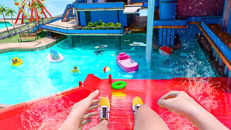 Water Park Fun Simulator Game Image