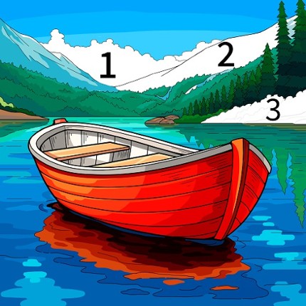 Calm Color—Color by number Image