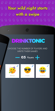 Drinktonic (drinking game) screenshot