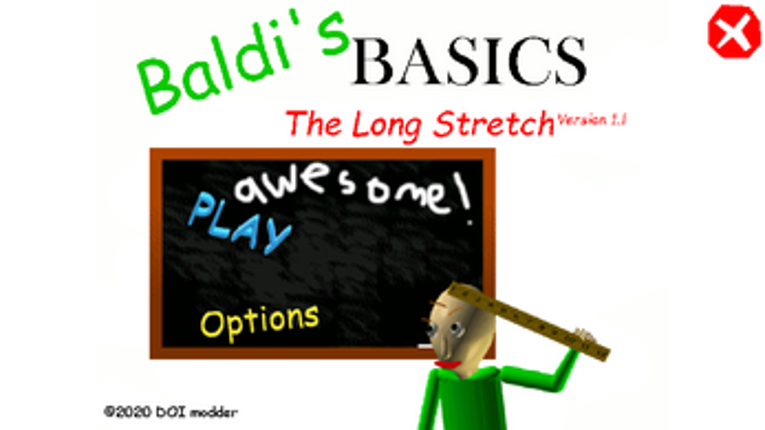 Baldi's Basics the long stretch screenshot