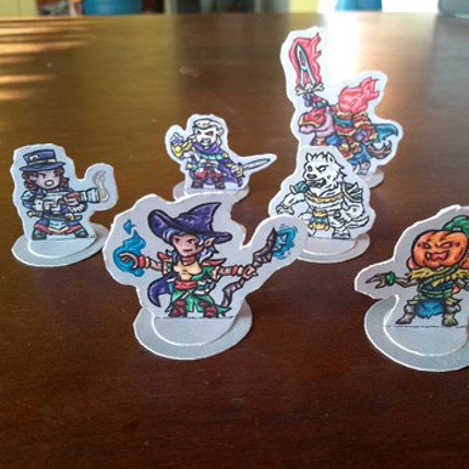 Halloween Paper Miniatures Set Image
