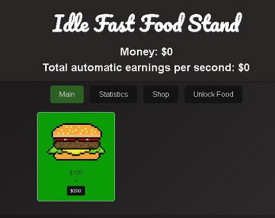 Idle Fast Food Stand Image