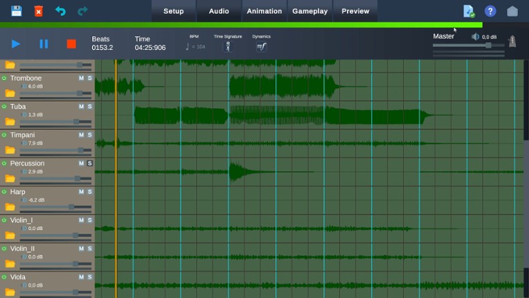 Maestro Level Editor screenshot