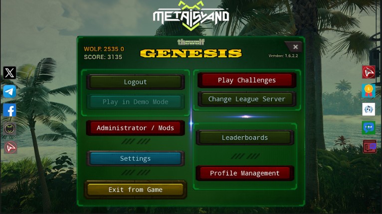 Metaisland screenshot