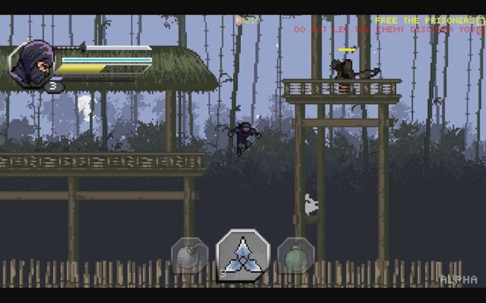 Pixel Shinobi Nine demons of Mamoru Image