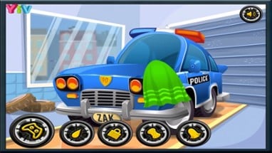 Police Car Wash Game Image