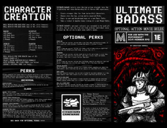 ULTIMATE BADASS - Action Movie Rules for Mothership 1e screenshot