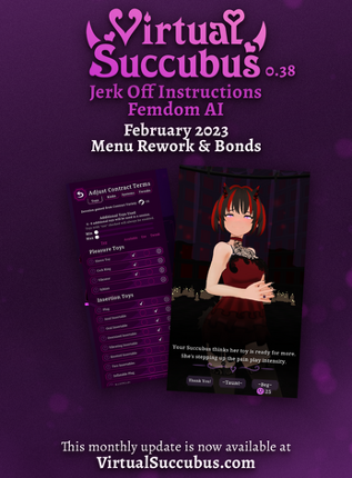 Virtual Succubus February 2023 - Menu Rework & Bonding Image