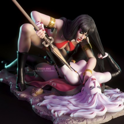 202205 - Vampirella Vs Lady Death Game Cover