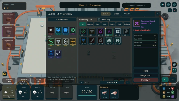 BATTLE: PARTS & POWER screenshot