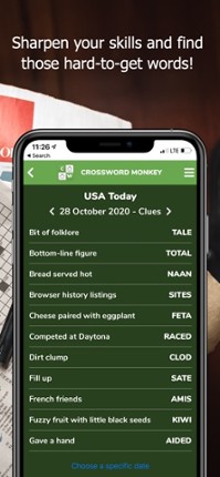 Crossword Monkey Solver screenshot