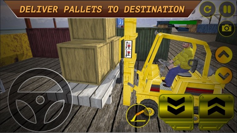 Drive Forklift Transport Driver Sim 3D screenshot
