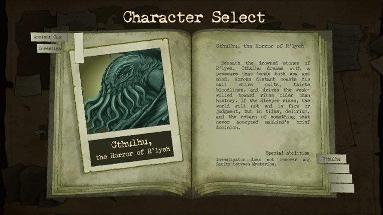 Eldritch Cards: The Lovecraftian Dungeon Crawler Game screenshot