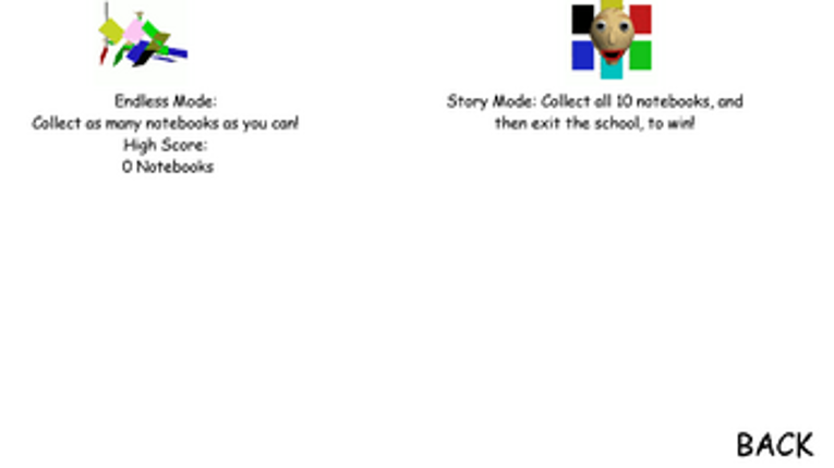 Baldi's Basics the long stretch screenshot