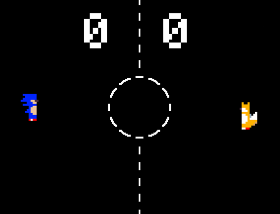 Pong with sonic physics Game Cover