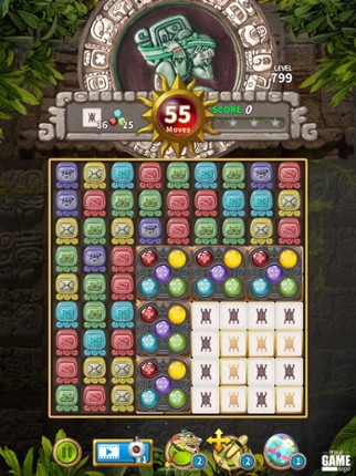 Glyph of Maya Match 3 Puzzle screenshot