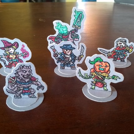 Halloween Paper Miniatures Set screenshot