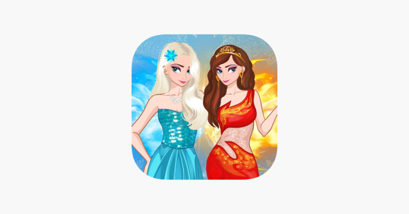 Ice & Fire Princess Dress Up Image