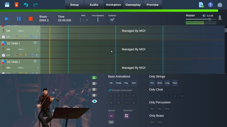 Maestro Level Editor screenshot