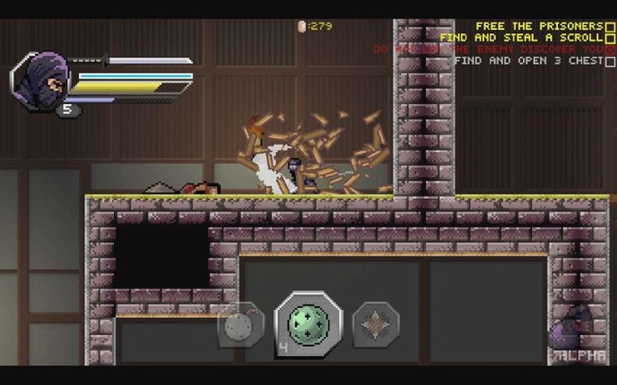 Pixel Shinobi Nine demons of Mamoru Image