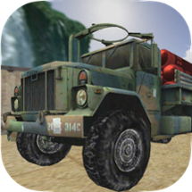 Army Trucker Transporter 3D Image