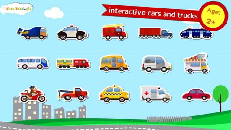 Car and Truck - Puzzles, Games, Coloring Activities for Kids and Toddlers Full Version by Moo Moo Lab Image