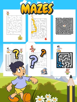 Classic mazes for logic games screenshot