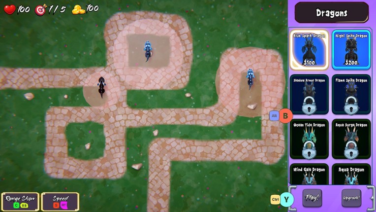 Dragons vs Balloons TD screenshot