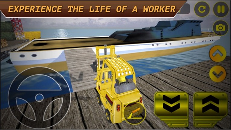 Drive Forklift Transport Driver Sim 3D Image