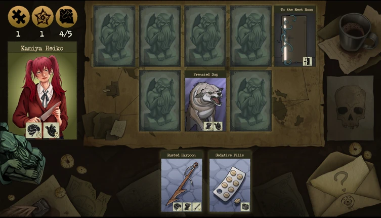 Eldritch Cards: The Lovecraftian Dungeon Crawler Game screenshot