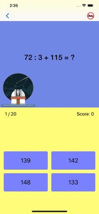 Fourth Grade Math Quiz Image