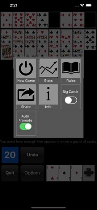 FreeCell & Eight Off screenshot