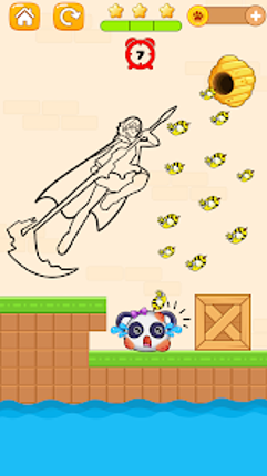 Draw to Save: Dog Puzzle screenshot