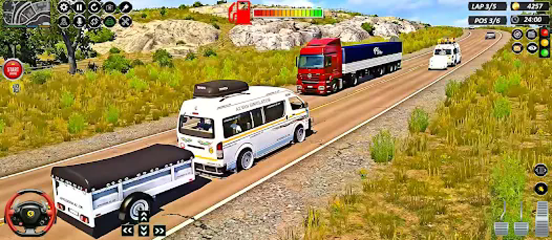 Van Taxi Games Offroad Driving screenshot