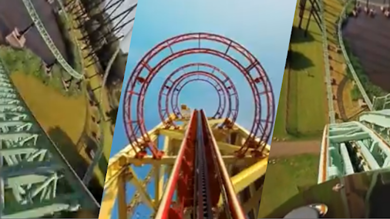 VR Thrills Roller Coaster Game Image