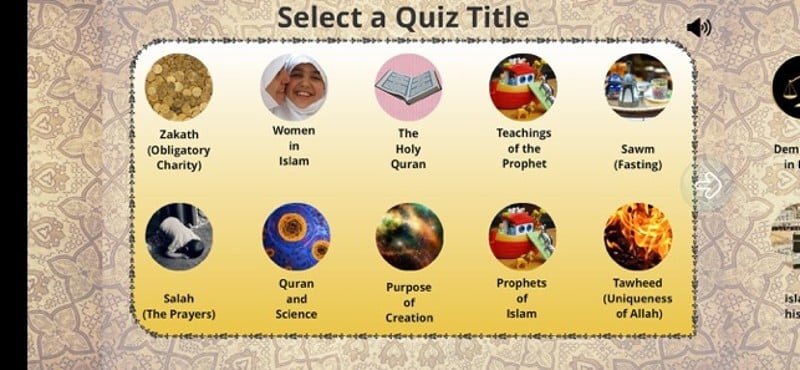 Islamic Quiz in English screenshot