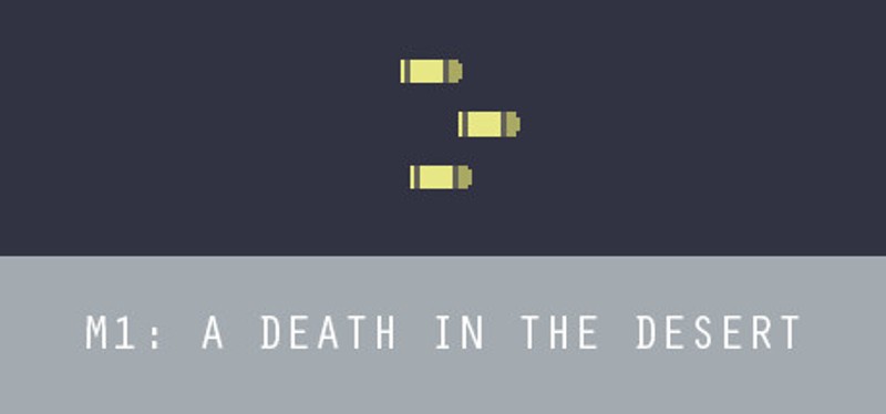 M1: A Death in the Desert Game Cover