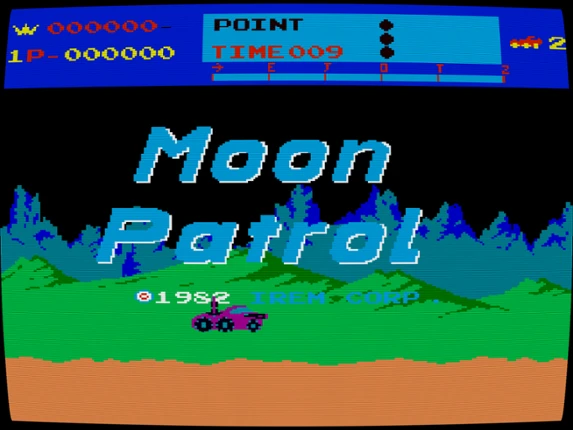 Moon Patrol screenshot