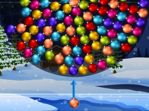 Orbiting Xmas Balls Game Cover