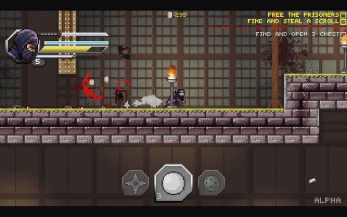 Pixel Shinobi Nine demons of Mamoru screenshot