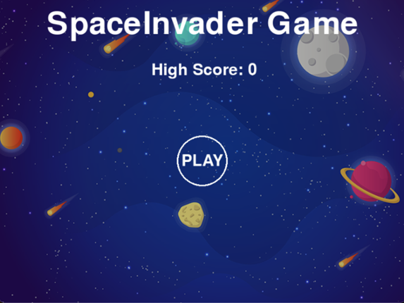 SpaceInvader Game Game Cover